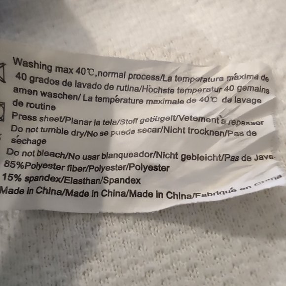 AVID LOVE SWIMSUIT TOP ONLY MULTICOLORED GEOMETRIC WOMAN'S SIZE XL LONG MODEST - Picture 5 of 5